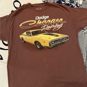 Men's Brown Charger Racing T-Shirt